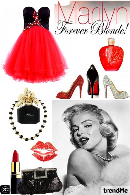 Marilyn Monroe- Modna kombinacija