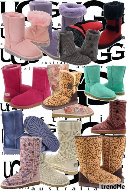 Ugg boots- combinação de moda