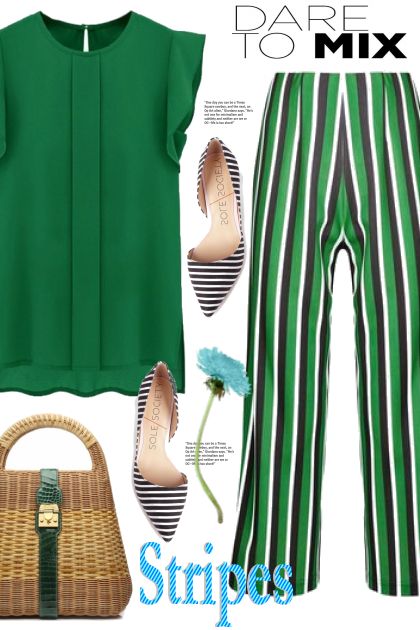 Stripes on Stripes- Combinaciónde moda