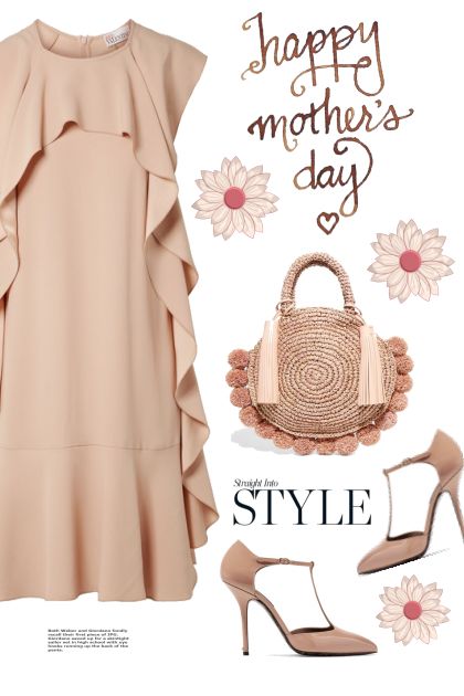 Monochrome for Mother's Day- Modna kombinacija