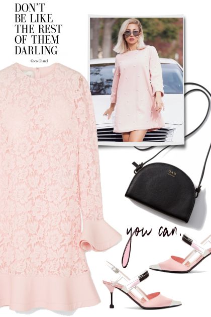 Pink Lace & Ruffles- Combinaciónde moda