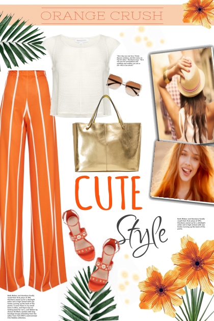 Orange Crush- Combinazione di moda