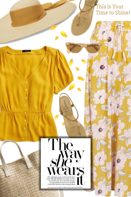 Mellow Yellow- combinação de moda