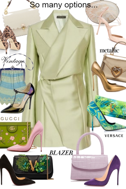 The Blazer Dress- Modna kombinacija
