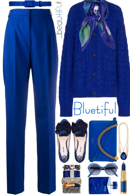 Intensely Blue- Combinazione di moda