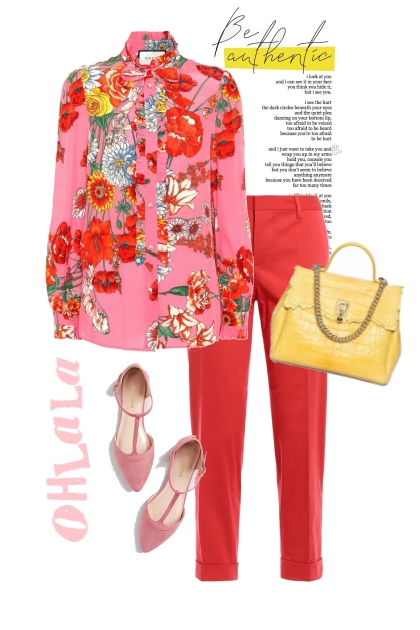 Gucci blouse- Fashion set