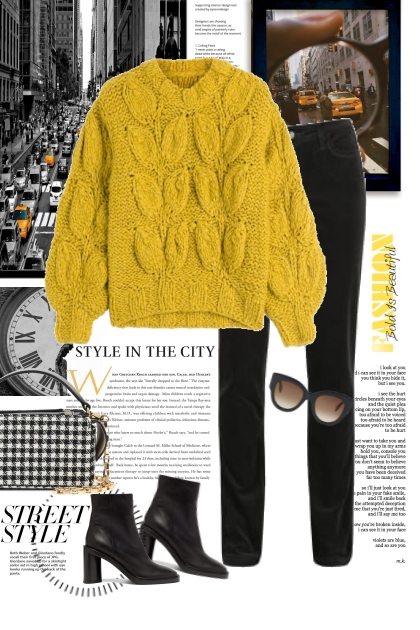 Yellow Sweater- コーディネート