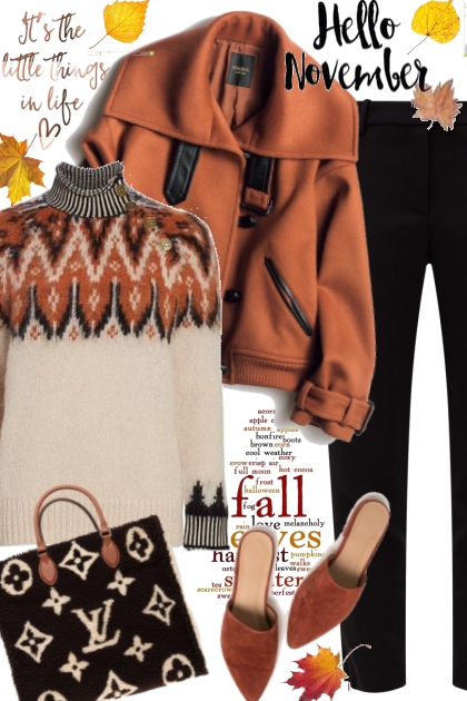 November Style- Combinazione di moda
