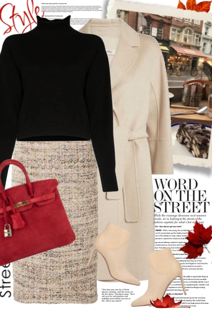 The Red Bag- Combinazione di moda