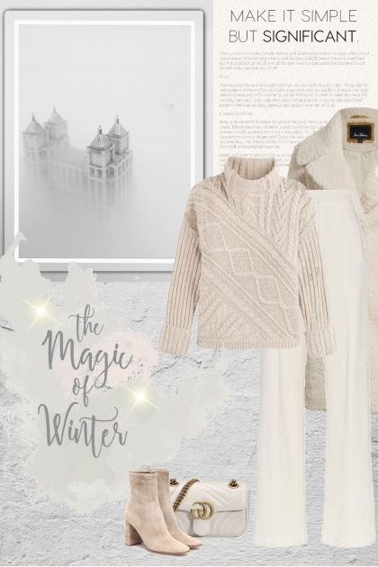 Winter Magic- combinação de moda