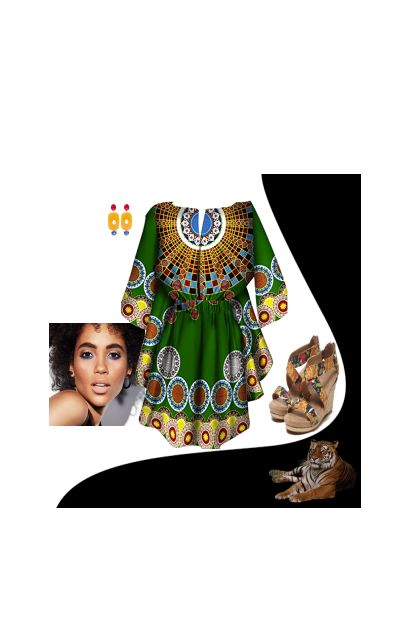 Dashiki- Combinaciónde moda