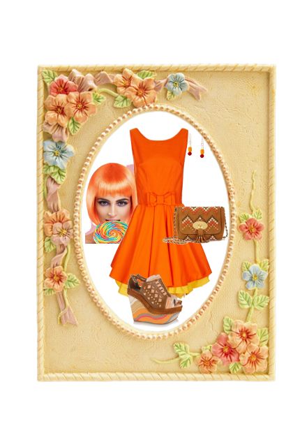 Being Orange- Combinazione di moda