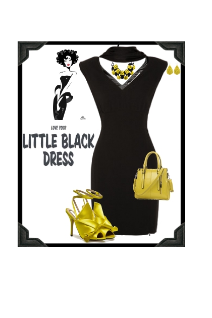 Little Black Dress- Combinazione di moda
