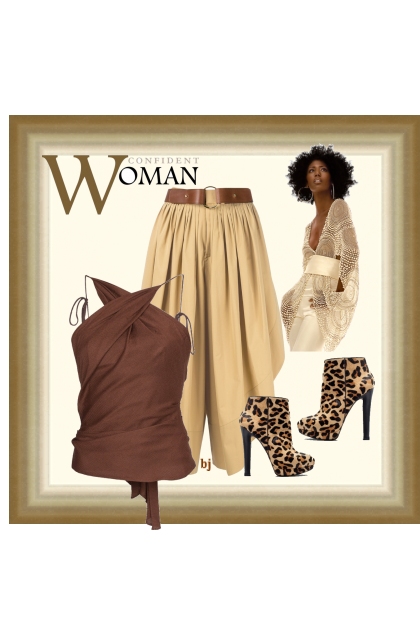 Confident Woman- Combinazione di moda