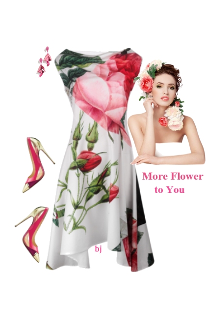 More Flower to You- combinação de moda