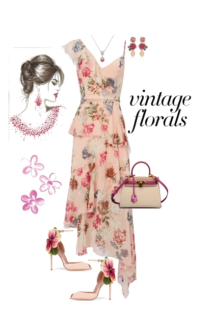 Vintage Florals- Fashion set