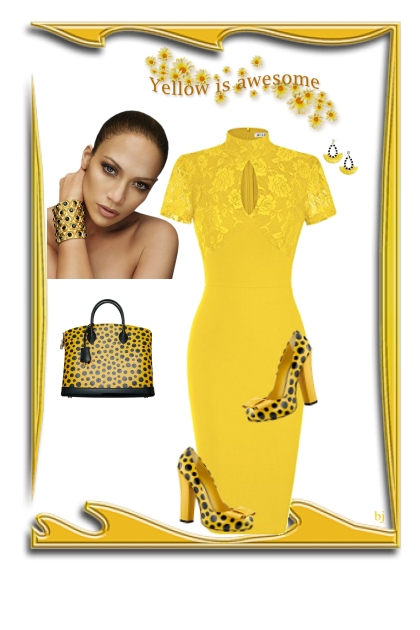 Yellow is Awesome- Fashion set