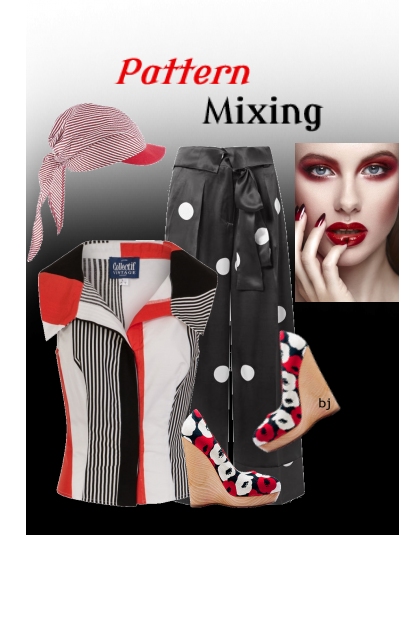 Pattern Mixing- Fashion set