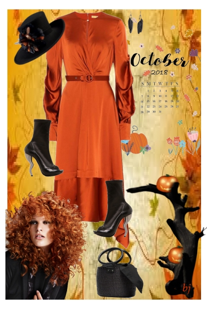 October Scene- Combinazione di moda