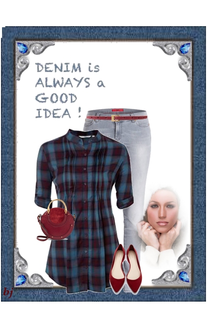 Denim is Always a Good Idea!- Modna kombinacija