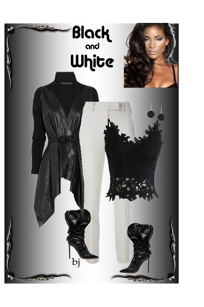 Party in Black and White- Fashion set