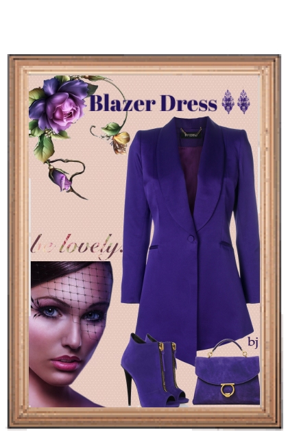 Blazer Dress- Modna kombinacija