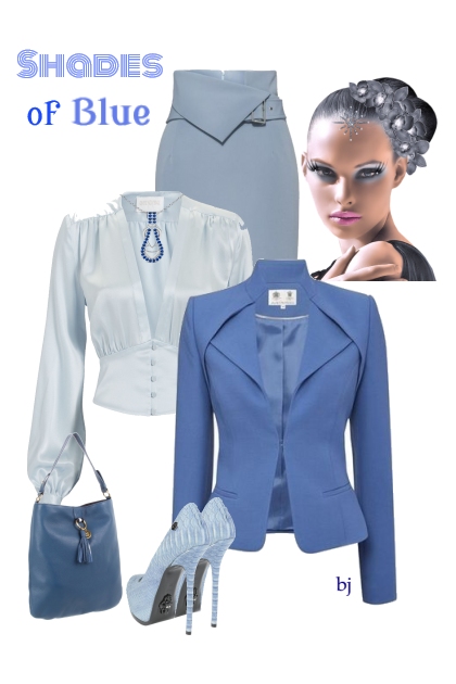 Shades of Blue- combinação de moda
