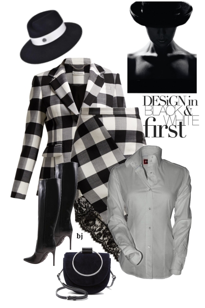 Design in Black and White First II- Fashion set
