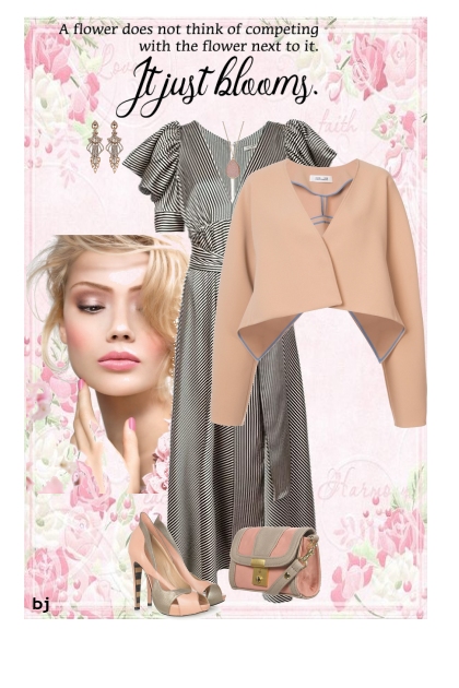Gray and Pink- Combinazione di moda
