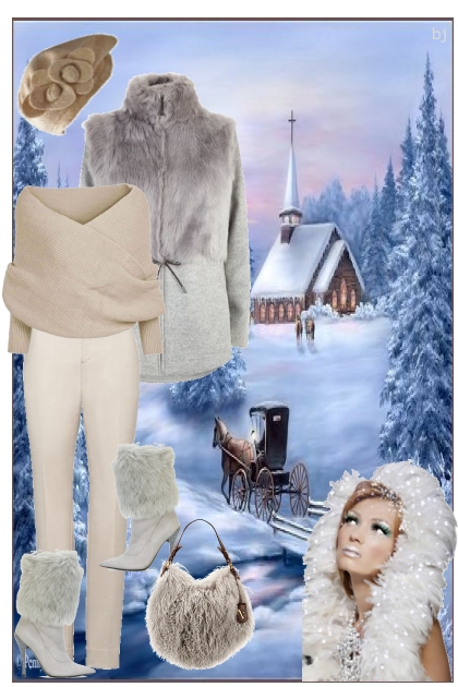 Winter in the Country- combinação de moda