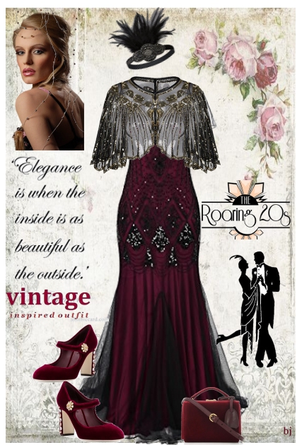 Vintage Inspired Elegance- Combinazione di moda