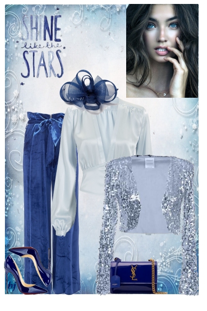 Shine Like the Stars--Blue- Fashion set
