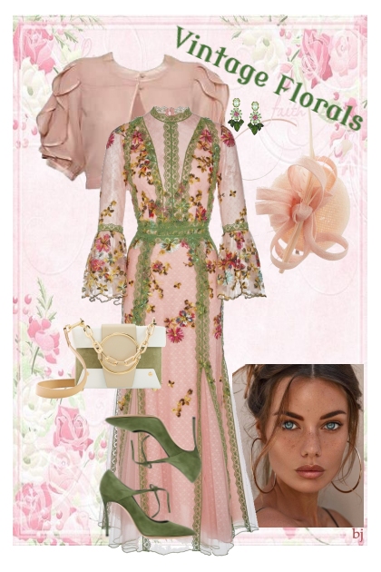 Vintage Florals II- Combinazione di moda