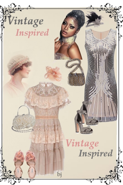 Vintage, Vintage- Fashion set