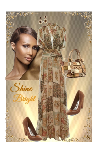 Shine Bright- combinação de moda