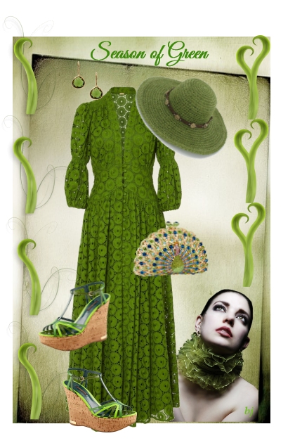 Season of Green- Fashion set