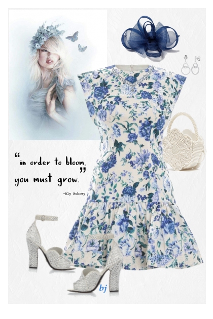 In Order to Bloom, You Must Grow- Fashion set