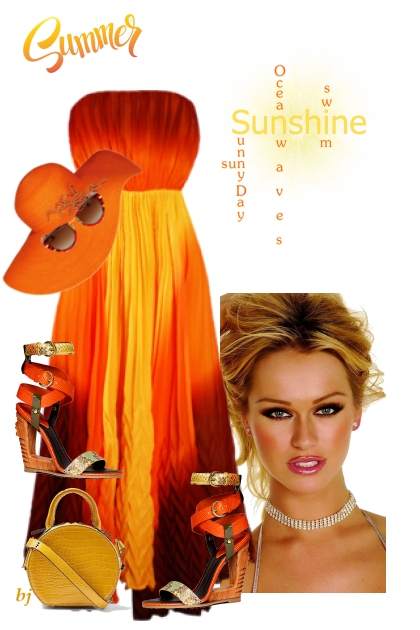 Summer Sunshine- combinação de moda
