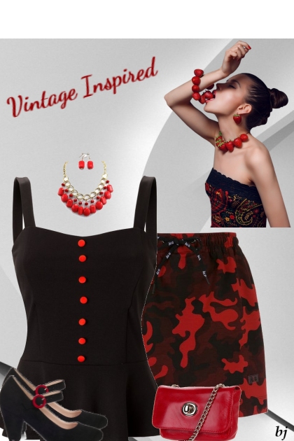 Vintage Inspired Outfit 2- Combinazione di moda
