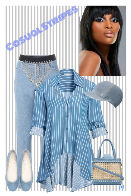 Casual Stripes- Combinazione di moda