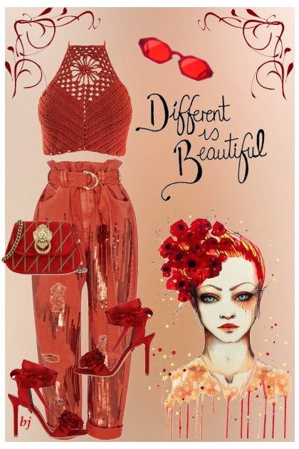Different is Beautiful- Combinazione di moda