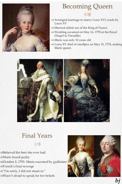 Marie Antoinette- Combinazione di moda