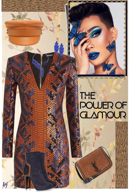 The Power of Glamour- combinação de moda