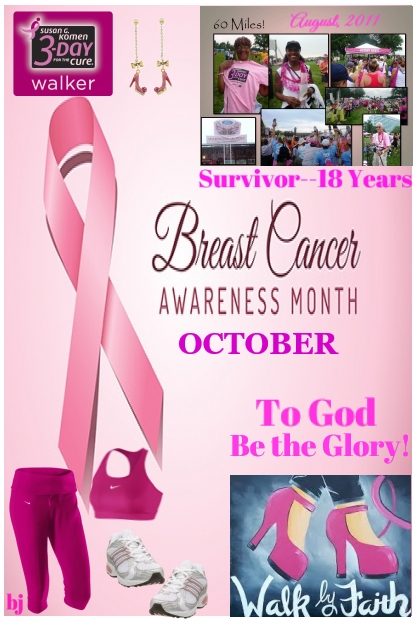 October--Breast Cancer Awareness Month- Modna kombinacija