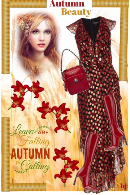 Autumn Beauty--Leaves Are Falling