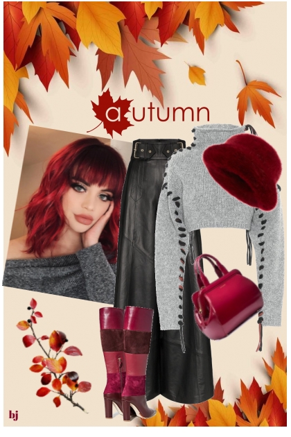 The Beauty of Autumn- combinação de moda