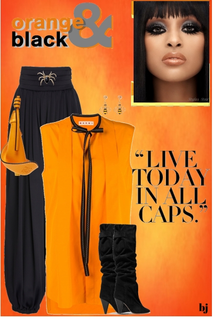 Live Today in All Caps- Fashion set