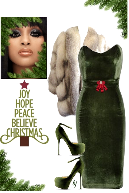 Christmas Beauty- Combinazione di moda
