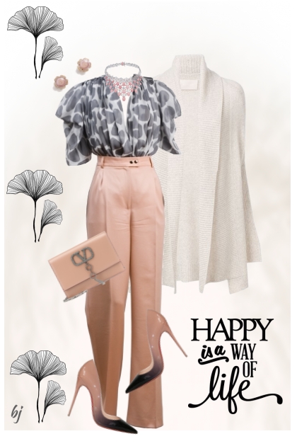 Happy is a Way of Life- Combinaciónde moda