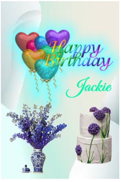 Happy Birthday Jackie- Fashion set